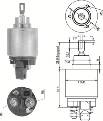 Solenoid Switch, starter